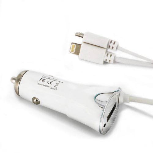 USB töltő szivargyújtó csatlakozóval.1 USB A, 1 USB micro, 1 iPhone 5/6s