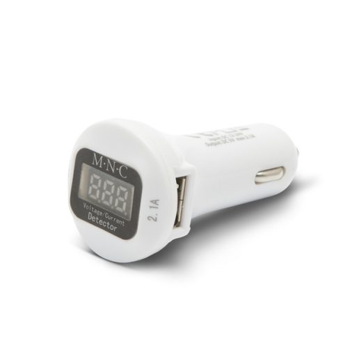 Autós USB adapter, Volt / Amper mérő. 55054WH