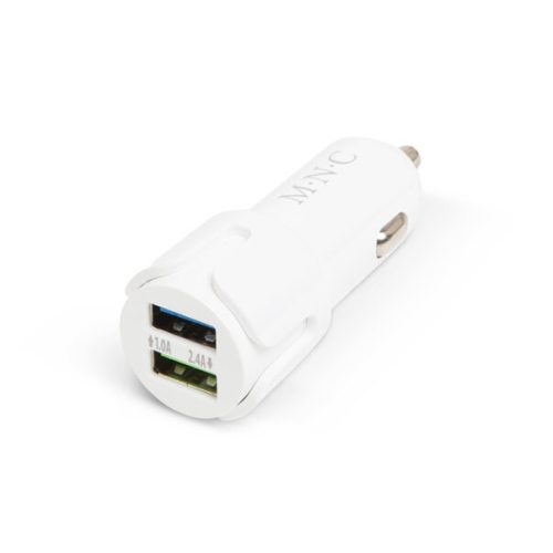 Autós szivargyújtó adapter 2 db USB kimenettel. 2,4 A. 54931WH / BK