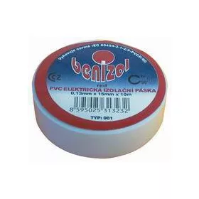 PVC szigetelőszalag 15 mm/10 m fehér