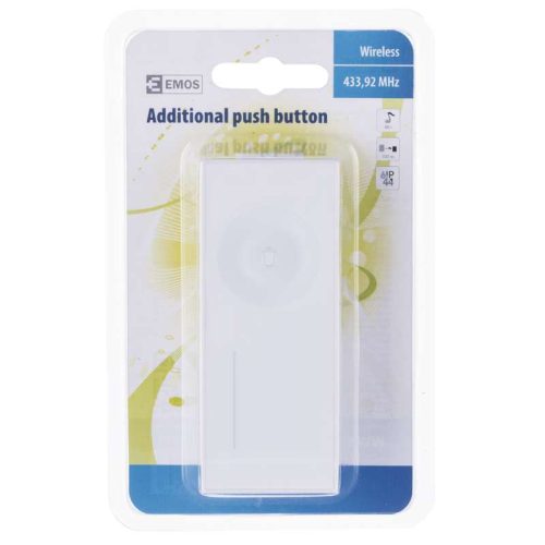 Kiegészítő nyomógomb a P5716, P 5717 csengőhöz. P5716-T