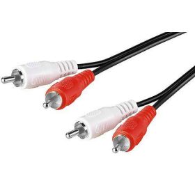 2 RCA - 2 RCA átjátszó kábel 5 m